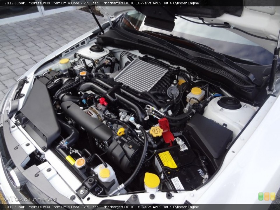 2.5 Liter Turbocharged DOHC 16-Valve AVCS Flat 4 Cylinder Engine for the 2012 Subaru Impreza #73342200