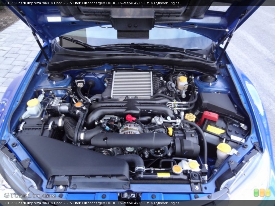 2.5 Liter Turbocharged DOHC 16-Valve AVCS Flat 4 Cylinder Engine for the 2012 Subaru Impreza #73342494