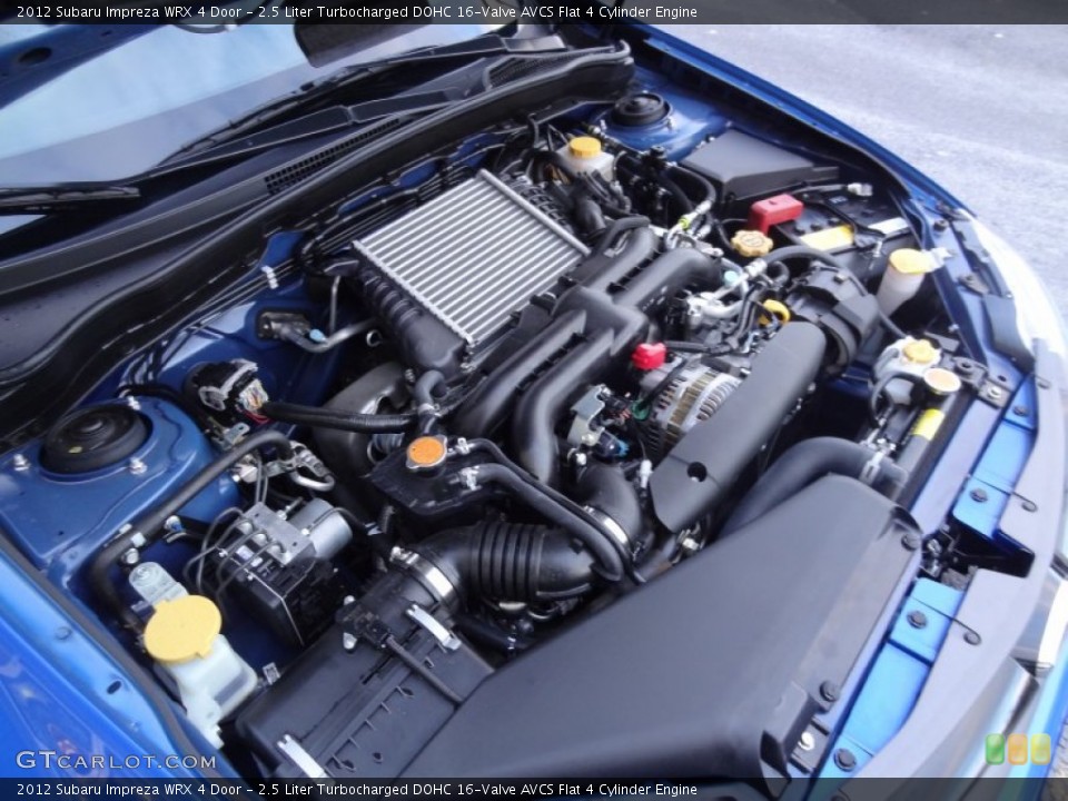 2.5 Liter Turbocharged DOHC 16-Valve AVCS Flat 4 Cylinder Engine for the 2012 Subaru Impreza #73342512