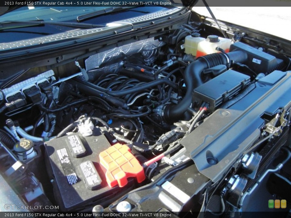 5.0 Liter Flex-Fuel DOHC 32-Valve Ti-VCT V8 Engine for the 2013 Ford F150 #73348487