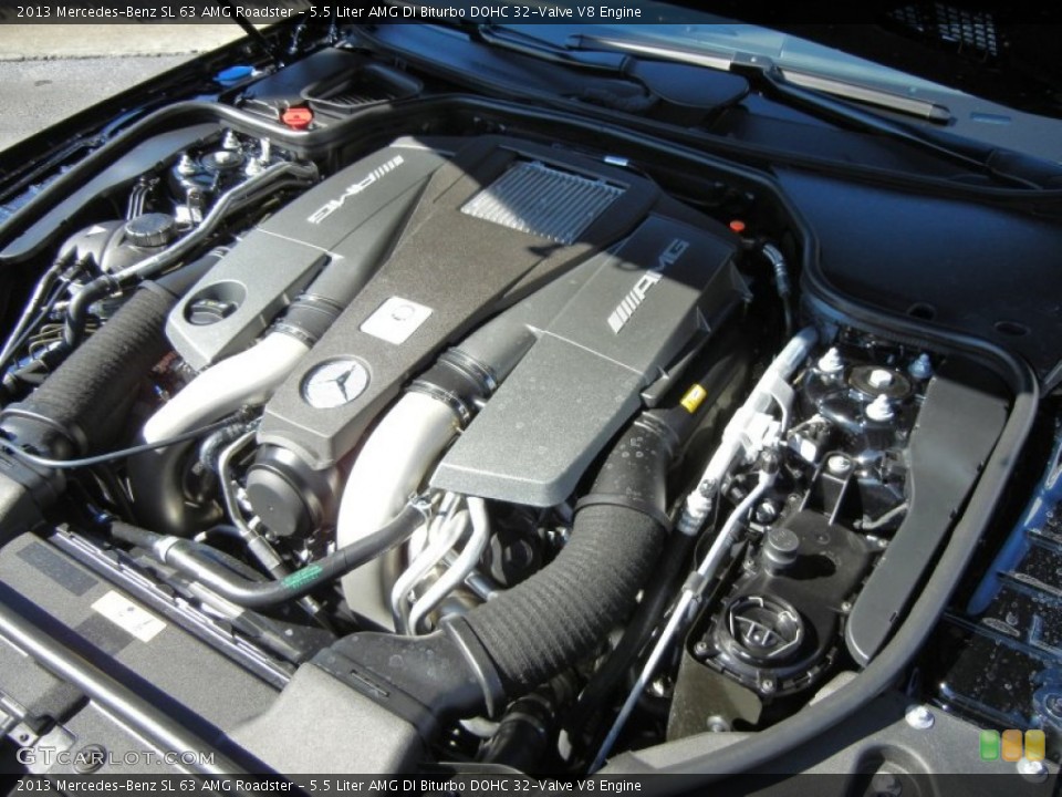 5.5 Liter AMG DI Biturbo DOHC 32-Valve V8 Engine for the 2013 Mercedes-Benz SL #73348625