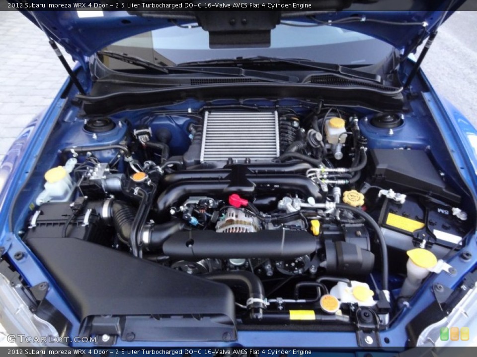 2.5 Liter Turbocharged DOHC 16-Valve AVCS Flat 4 Cylinder Engine for the 2012 Subaru Impreza #73349022