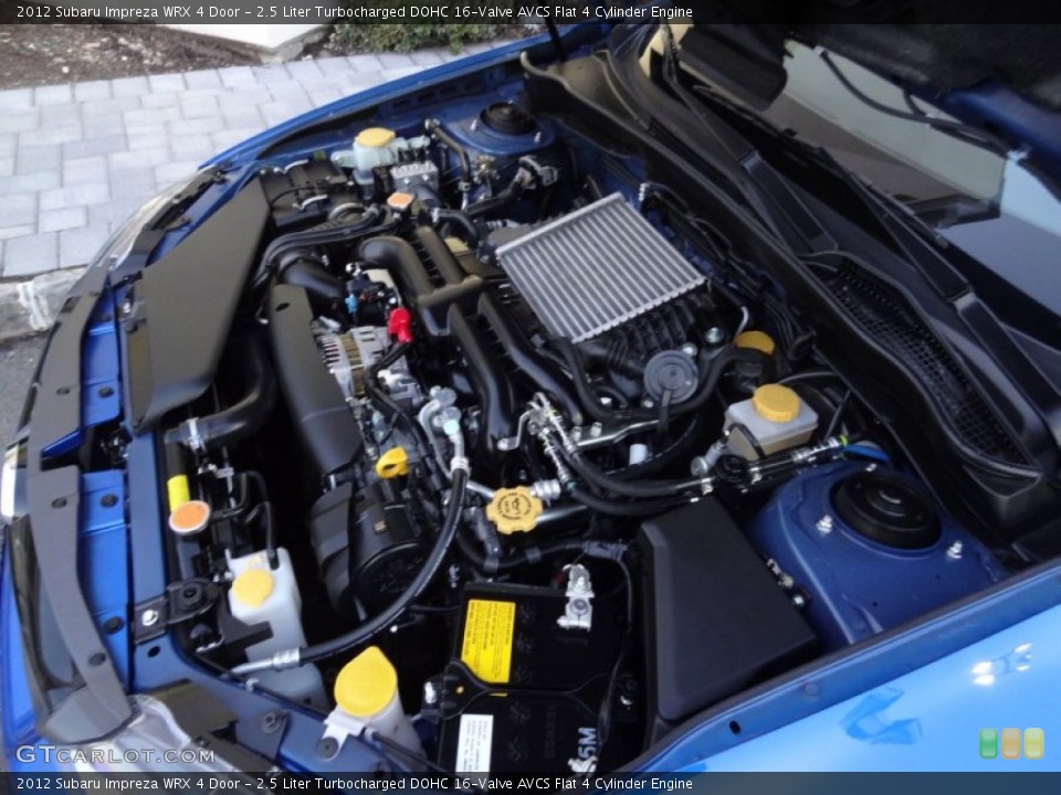2.5 Liter Turbocharged DOHC 16-Valve AVCS Flat 4 Cylinder Engine for the 2012 Subaru Impreza #73349051