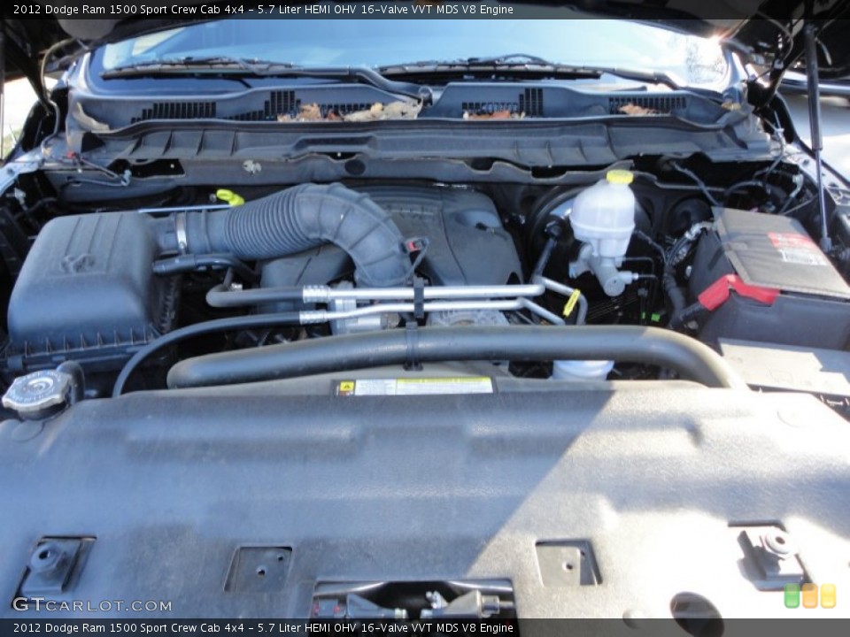 5.7 Liter HEMI OHV 16-Valve VVT MDS V8 Engine for the 2012 Dodge Ram 1500 #73350326