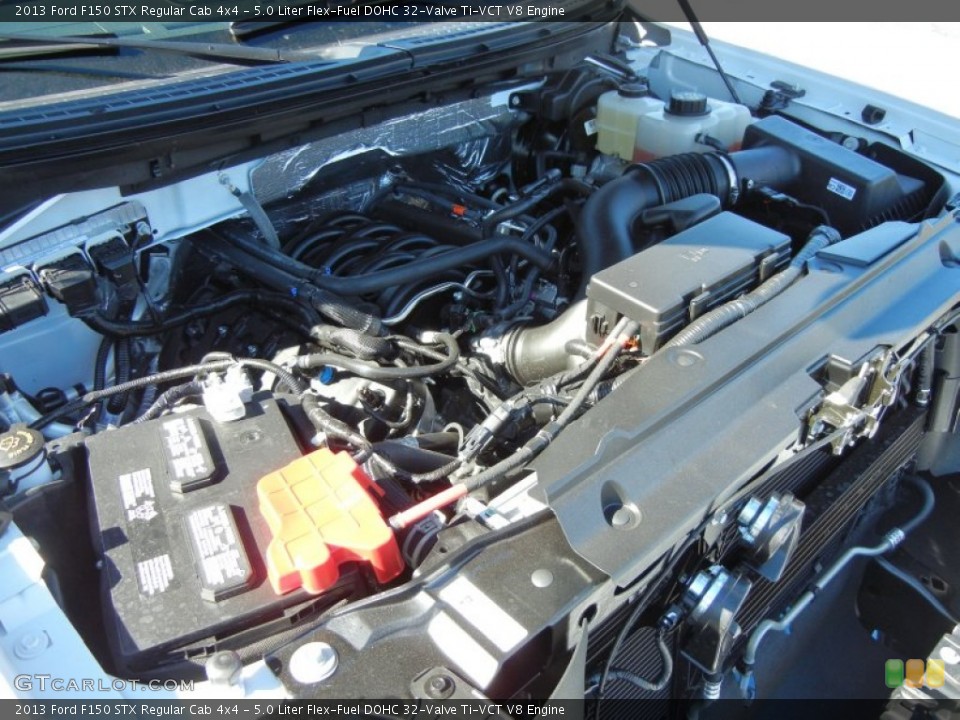 5.0 Liter Flex-Fuel DOHC 32-Valve Ti-VCT V8 Engine for the 2013 Ford F150 #73351718