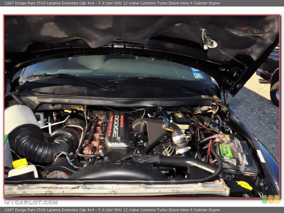 5.9 Liter OHV 12-Valve Cummins Turbo Diesel Inline 6 Cylinder Engine for the 1997 Dodge Ram 2500 #73363069