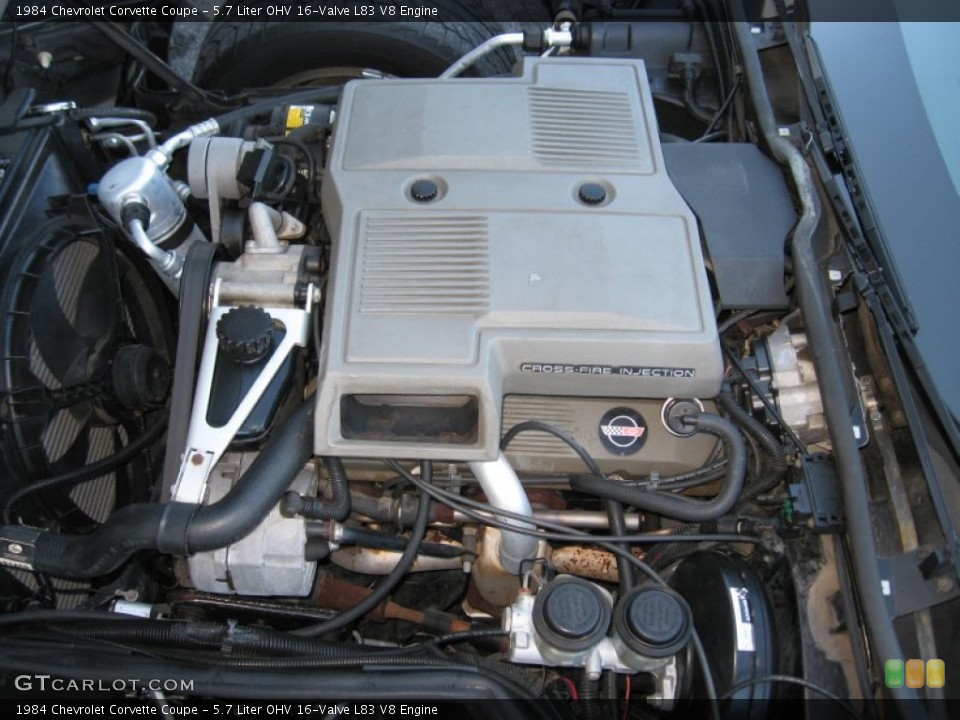 5.7 Liter OHV 16-Valve L83 V8 Engine for the 1984 Chevrolet Corvette #73370534