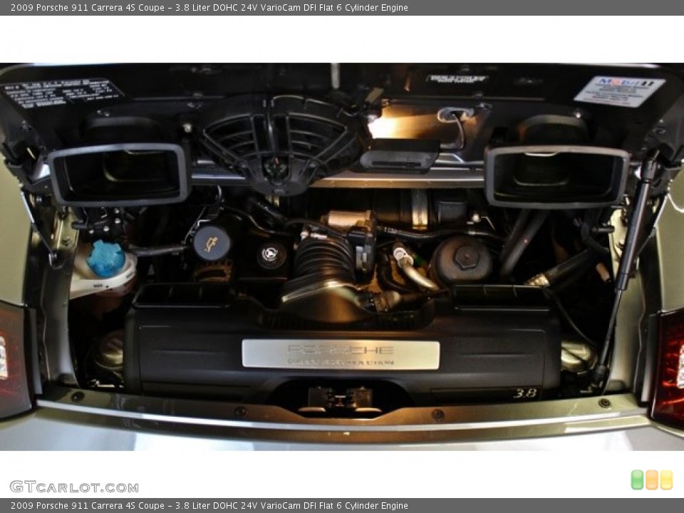 3.8 Liter DOHC 24V VarioCam DFI Flat 6 Cylinder Engine for the 2009 Porsche 911 #73373828