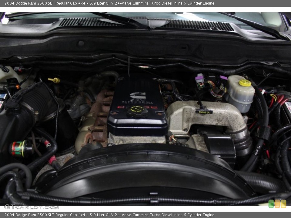5.9 Liter OHV 24-Valve Cummins Turbo Diesel Inline 6 Cylinder Engine for the 2004 Dodge Ram 2500 #73374593