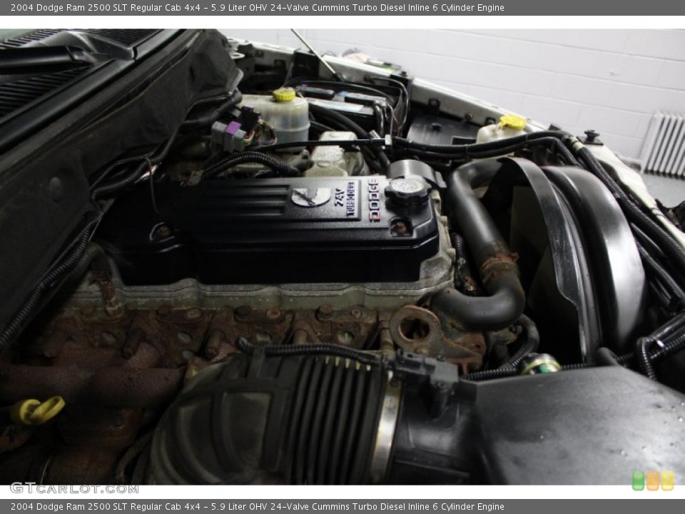 5.9 Liter OHV 24-Valve Cummins Turbo Diesel Inline 6 Cylinder Engine for the 2004 Dodge Ram 2500 #73374625