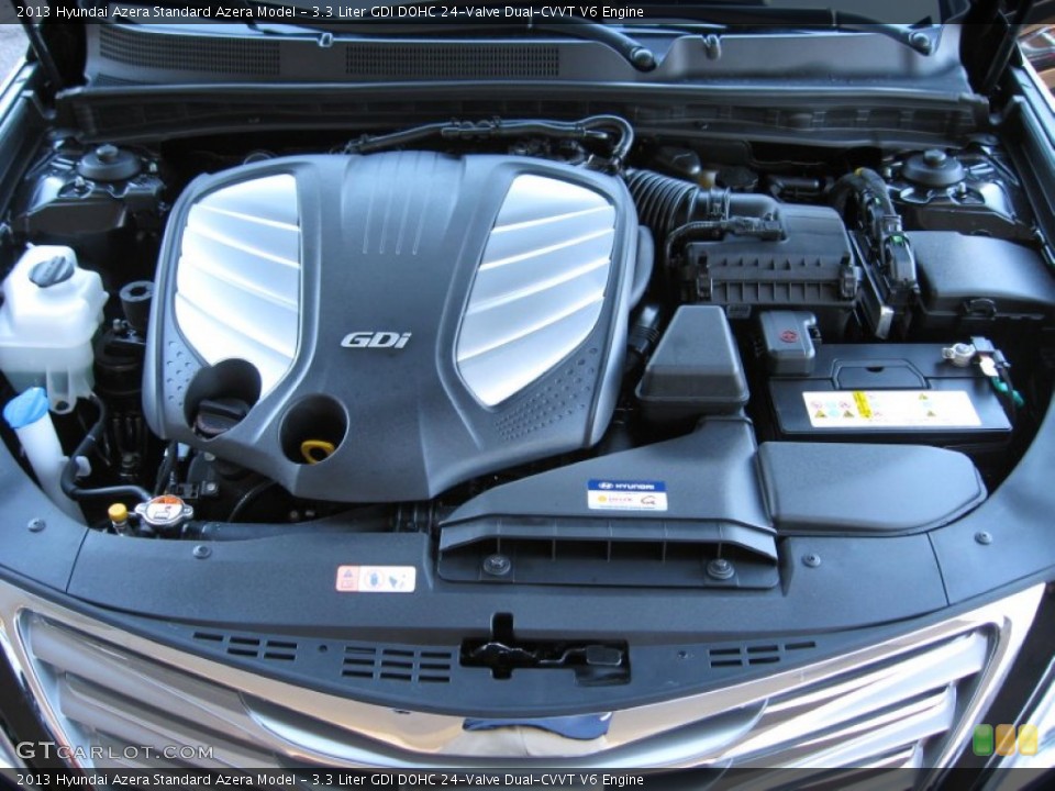 3.3 Liter GDI DOHC 24-Valve Dual-CVVT V6 Engine for the 2013 Hyundai Azera #73375738