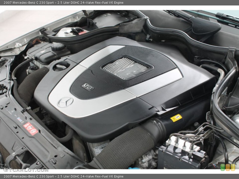 2.5 Liter DOHC 24-Valve Flex-Fuel V6 Engine for the 2007 Mercedes-Benz C #73378882