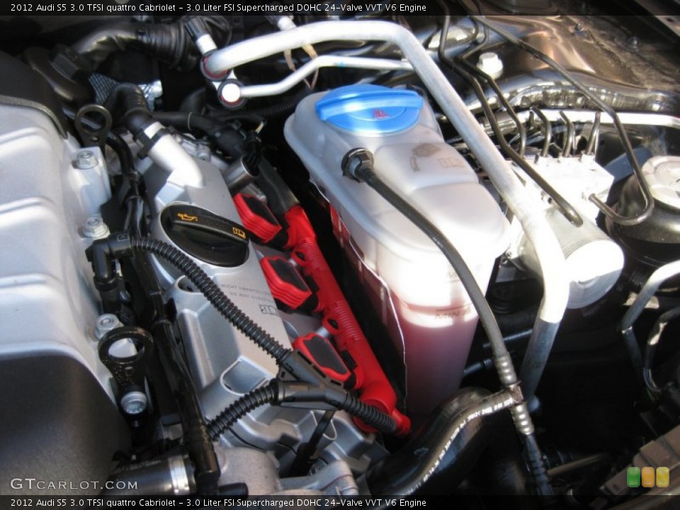 3.0 Liter FSI Supercharged DOHC 24-Valve VVT V6 Engine for the 2012 Audi S5 #73379396