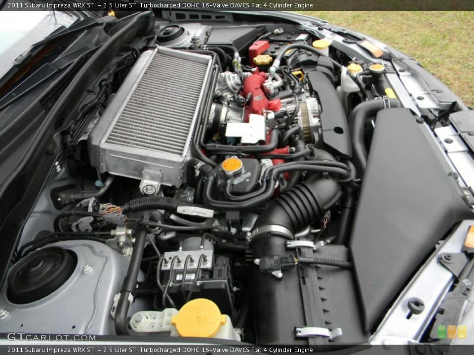 2.5 Liter STI Turbocharged DOHC 16-Valve DAVCS Flat 4 Cylinder Engine for the 2011 Subaru Impreza #73396196