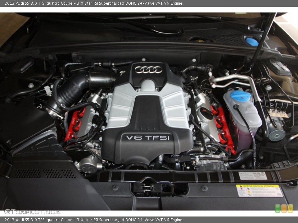 3.0 Liter FSI Supercharged DOHC 24-Valve VVT V6 Engine for the 2013 Audi S5 #73406861