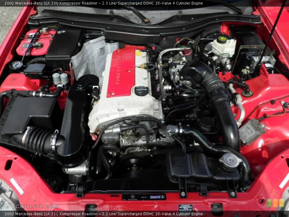 2.3 Liter Supercharged DOHC 16-Valve 4 Cylinder Engine for the 2002 Mercedes-Benz SLK #73437284