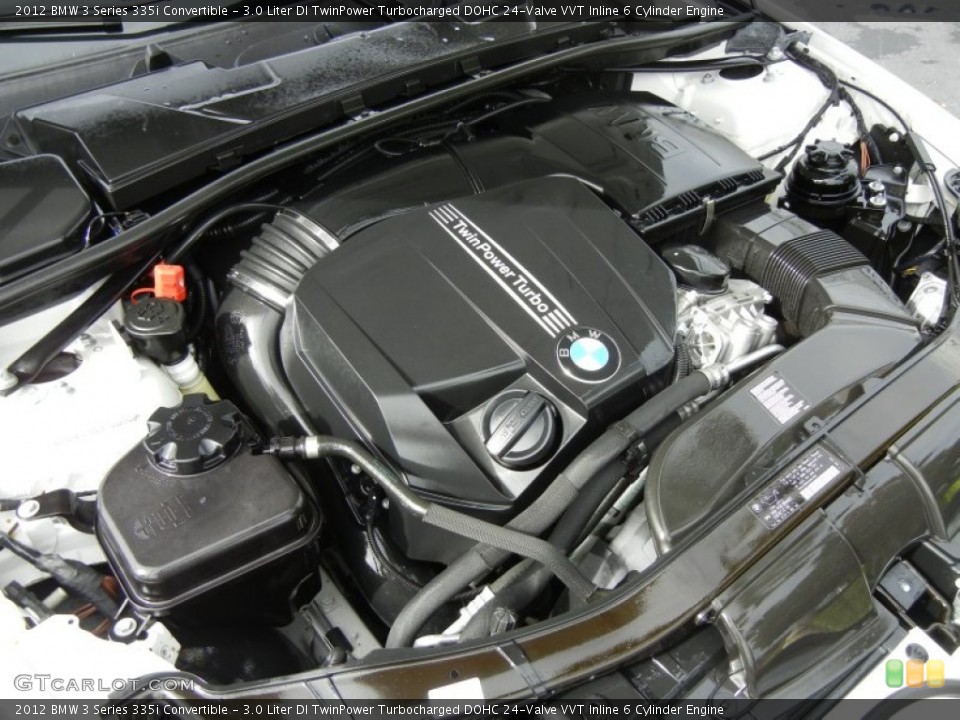 3.0 Liter DI TwinPower Turbocharged DOHC 24-Valve VVT Inline 6 Cylinder Engine for the 2012 BMW 3 Series #73450055