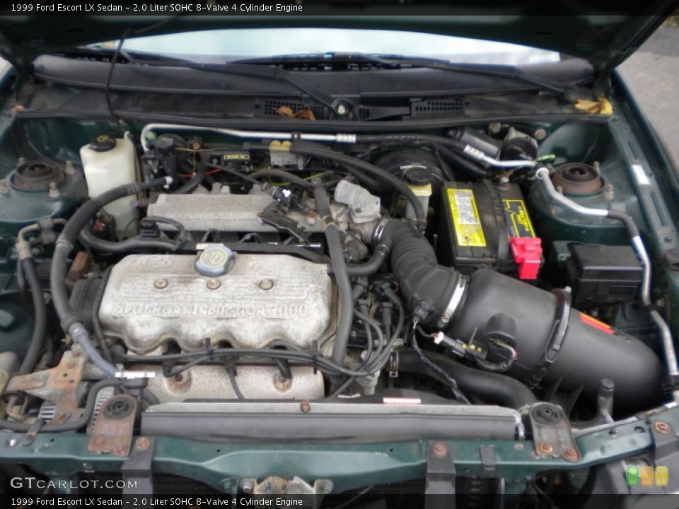 2.0 Liter SOHC 8-Valve 4 Cylinder Engine for the 1999 Ford Escort #73457090