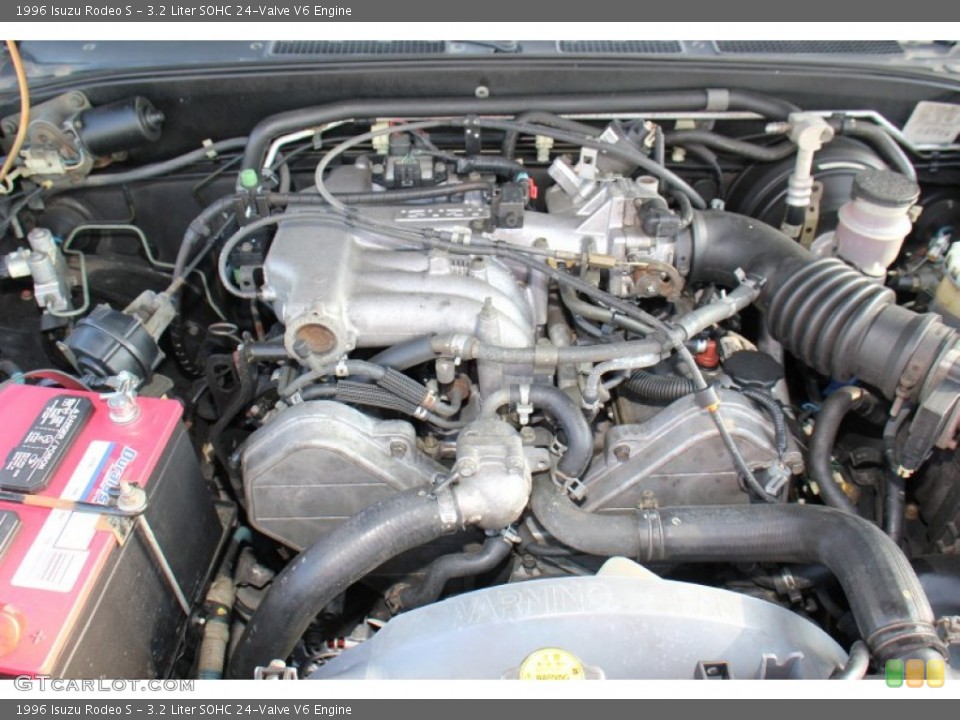 3.2 Liter SOHC 24-Valve V6 1996 Isuzu Rodeo Engine