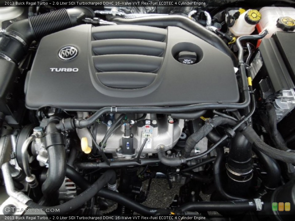 2.0 Liter SIDI Turbocharged DOHC 16-Valve VVT Flex-Fuel ECOTEC 4 Cylinder Engine for the 2013 Buick Regal #73469600