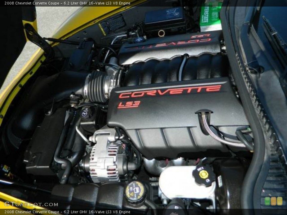 6.2 Liter OHV 16-Valve LS3 V8 Engine for the 2008 Chevrolet Corvette #73471997