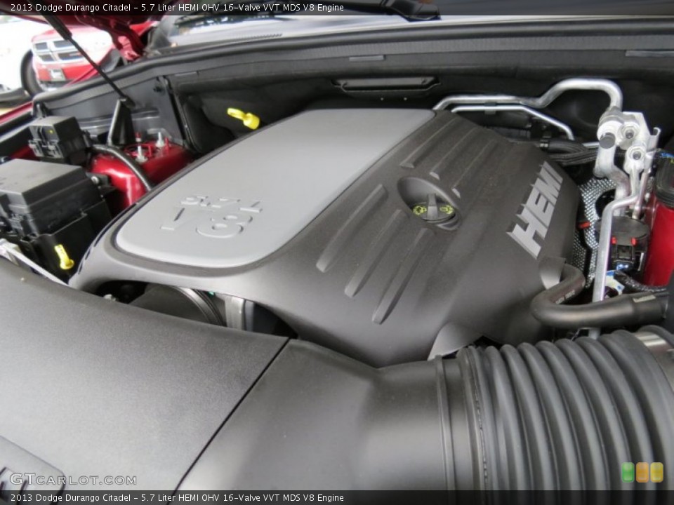 5.7 Liter HEMI OHV 16-Valve VVT MDS V8 Engine for the 2013 Dodge Durango #73481087