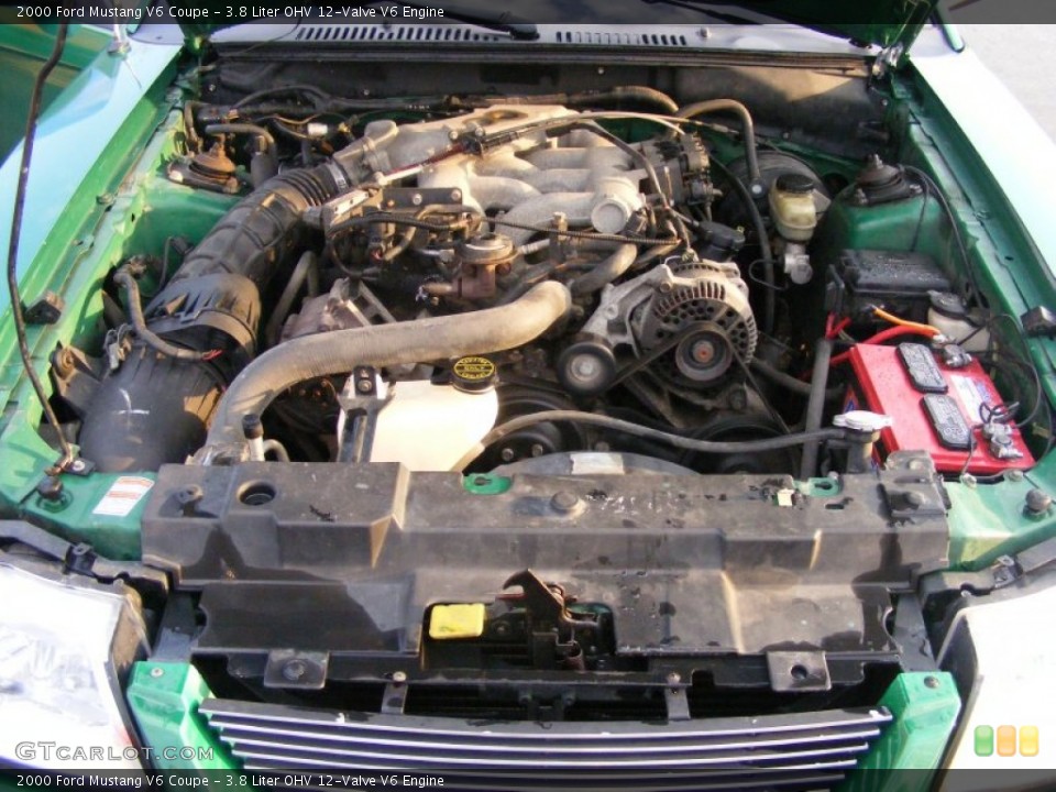 3.8 Liter OHV 12-Valve V6 Engine for the 2000 Ford Mustang #73485888