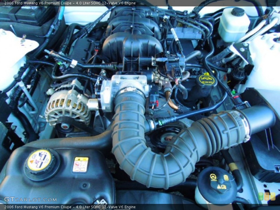 4.0 Liter SOHC 12-Valve V6 Engine for the 2006 Ford Mustang #73487881