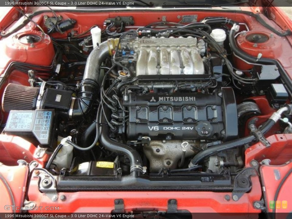 3.0 Liter DOHC 24-Valve V6 Engine for the 1996 Mitsubishi 3000GT #73496795