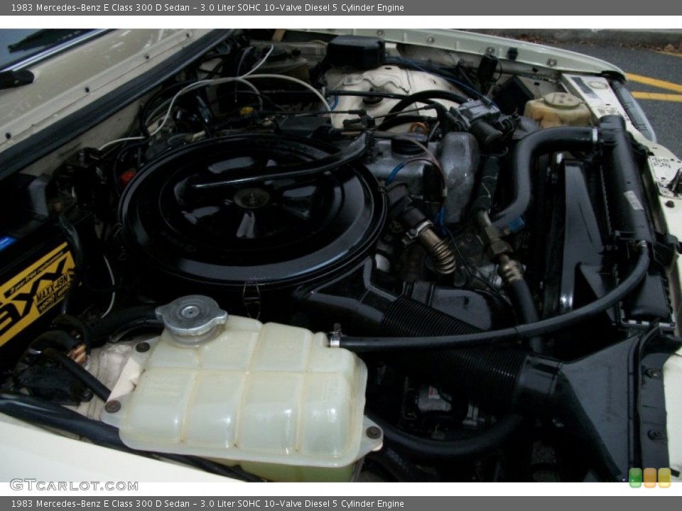 3.0 Liter SOHC 10-Valve Diesel 5 Cylinder Engine for the 1983 Mercedes-Benz E Class #73505115