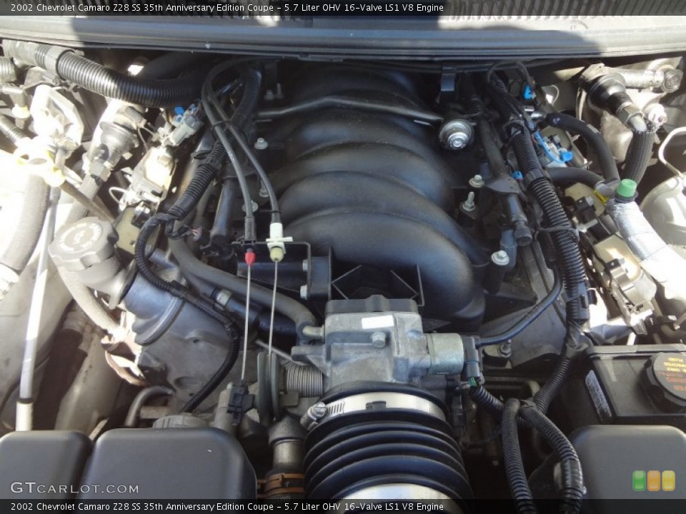 5.7 Liter OHV 16-Valve LS1 V8 Engine for the 2002 Chevrolet Camaro #73506099