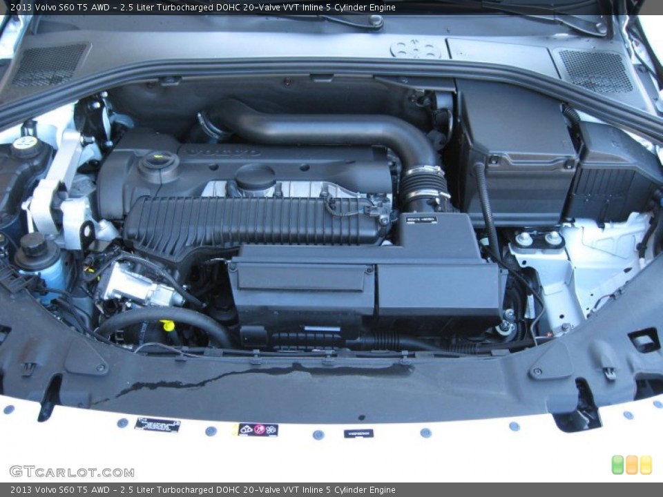 2.5 Liter Turbocharged DOHC 20-Valve VVT Inline 5 Cylinder Engine for the 2013 Volvo S60 #73508615