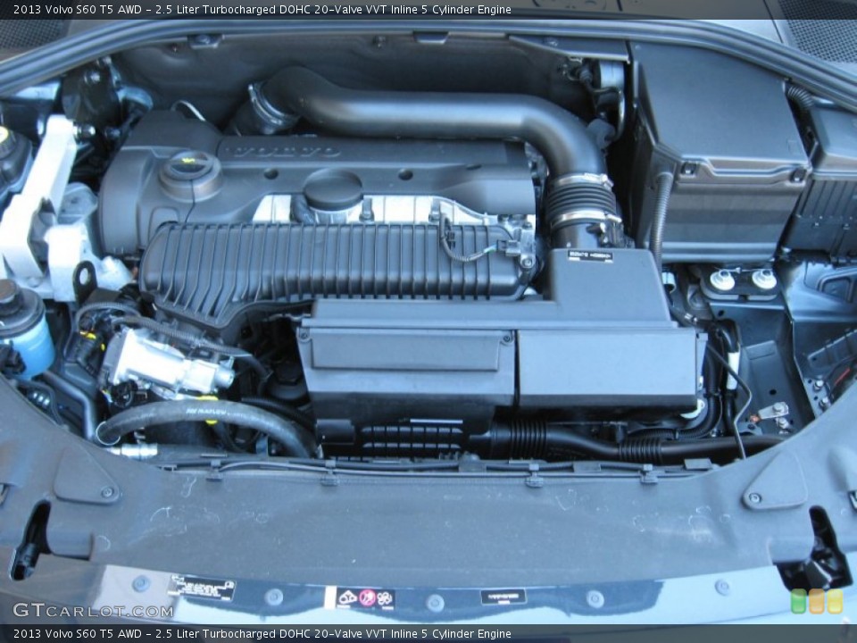 2.5 Liter Turbocharged DOHC 20-Valve VVT Inline 5 Cylinder Engine for the 2013 Volvo S60 #73512865