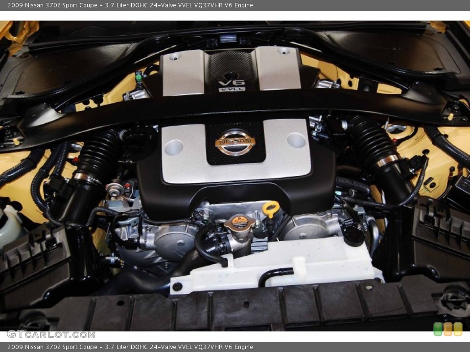 3.7 Liter DOHC 24-Valve VVEL VQ37VHR V6 Engine for the 2009 Nissan 370Z #73525041