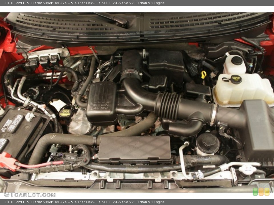 5.4 Liter Flex-Fuel SOHC 24-Valve VVT Triton V8 Engine for the 2010 Ford F150 #73532742