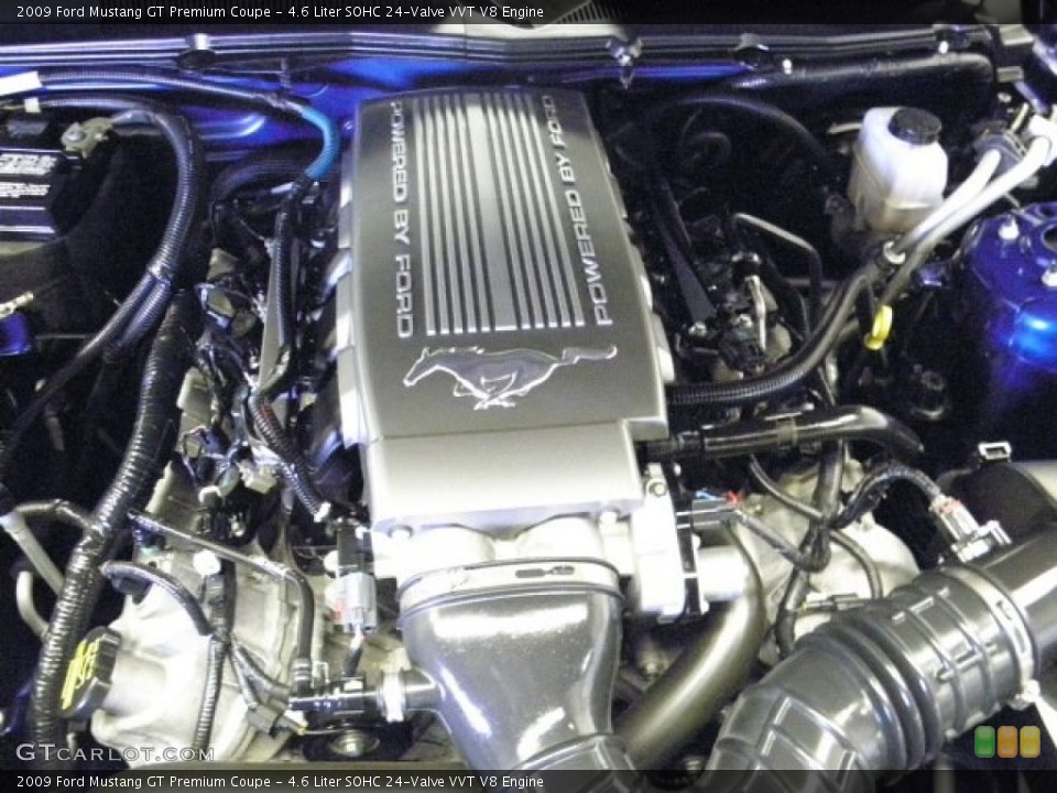 4.6 Liter SOHC 24-Valve VVT V8 Engine for the 2009 Ford Mustang #73540001