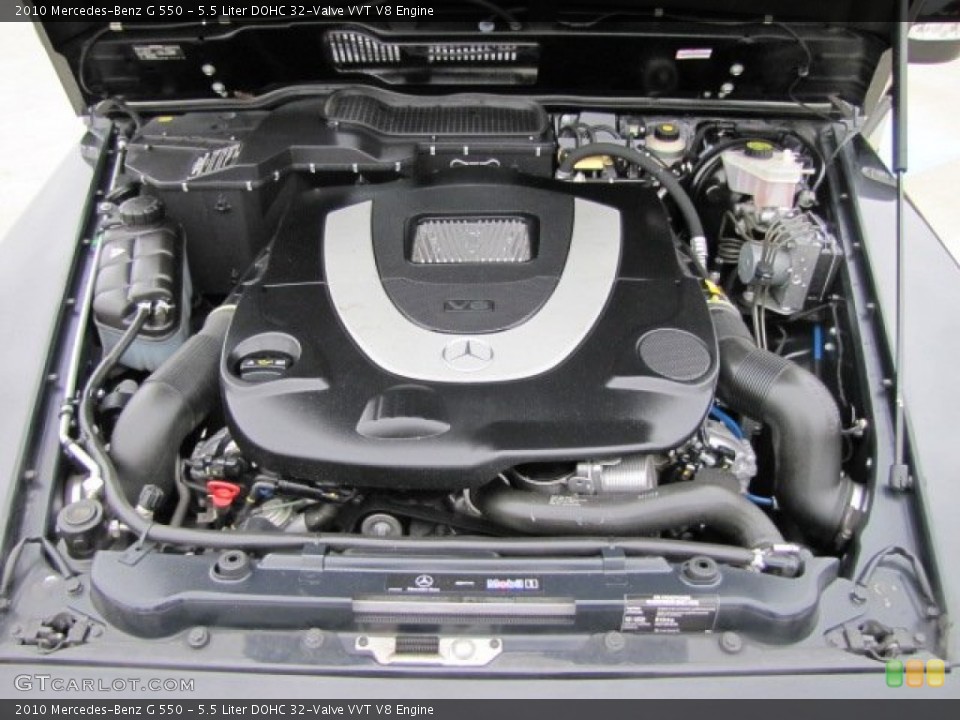 5.5 Liter DOHC 32-Valve VVT V8 2010 Mercedes-Benz G Engine