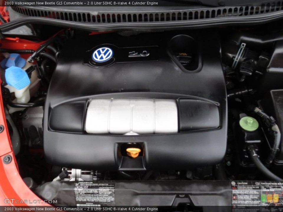 2.0 Liter SOHC 8-Valve 4 Cylinder Engine for the 2003 Volkswagen New Beetle #73548455