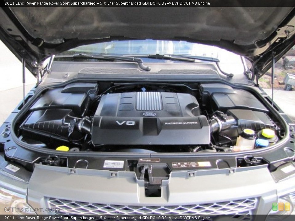 5.0 Liter Supercharged GDI DOHC 32-Valve DIVCT V8 Engine for the 2011 Land Rover Range Rover Sport #73549262