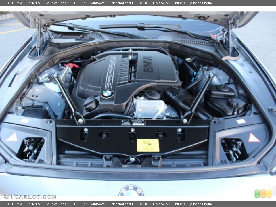 3.0 Liter TwinPower Turbocharged DFI DOHC 24-Valve VVT Inline 6 Cylinder Engine for the 2011 BMW 5 Series #73551404
