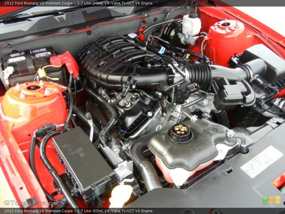3.7 Liter DOHC 24-Valve Ti-VCT V6 Engine for the 2012 Ford Mustang #73552664
