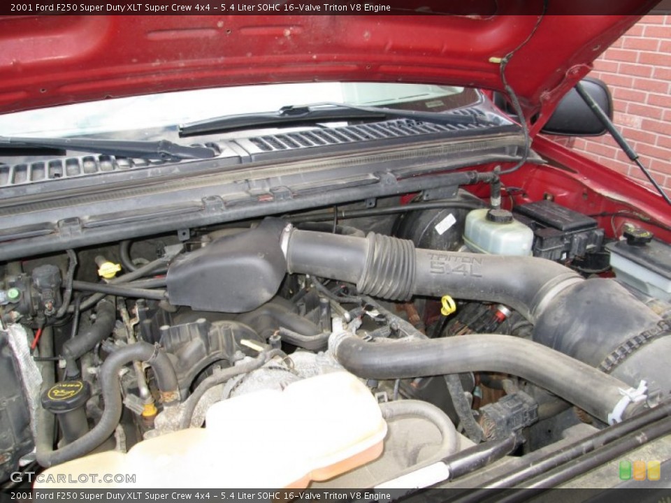 5.4 Liter SOHC 16-Valve Triton V8 Engine for the 2001 Ford F250 Super Duty #73554883