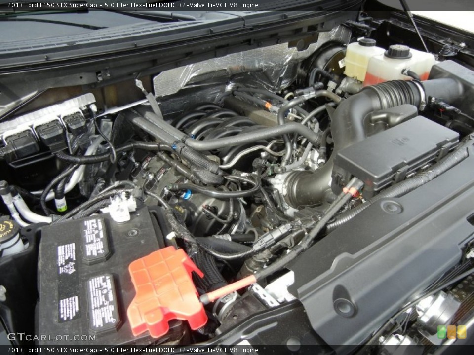 5.0 Liter Flex-Fuel DOHC 32-Valve Ti-VCT V8 Engine for the 2013 Ford F150 #73556310