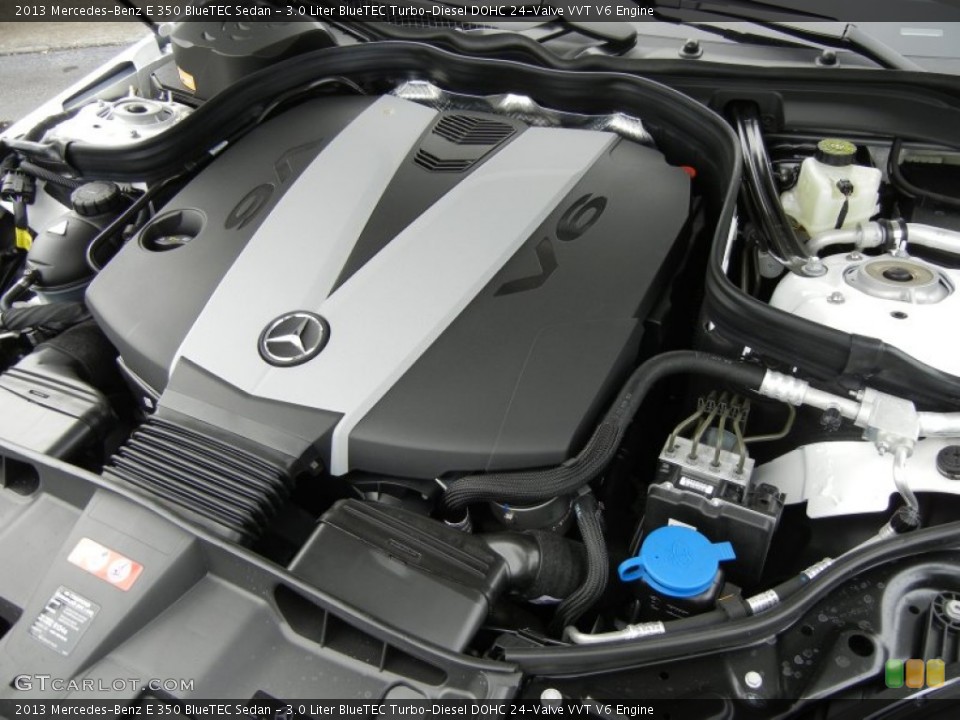 3.0 Liter BlueTEC Turbo-Diesel DOHC 24-Valve VVT V6 Engine for the 2013 Mercedes-Benz E #73565798