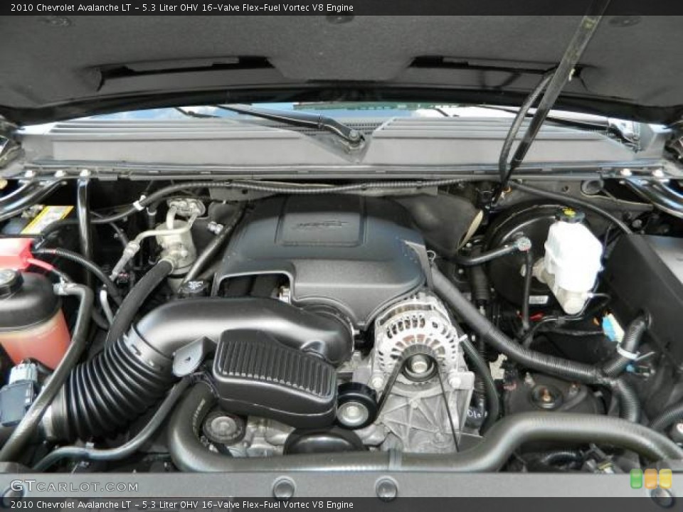 5.3 Liter OHV 16-Valve Flex-Fuel Vortec V8 Engine for the 2010 Chevrolet Avalanche #73572737