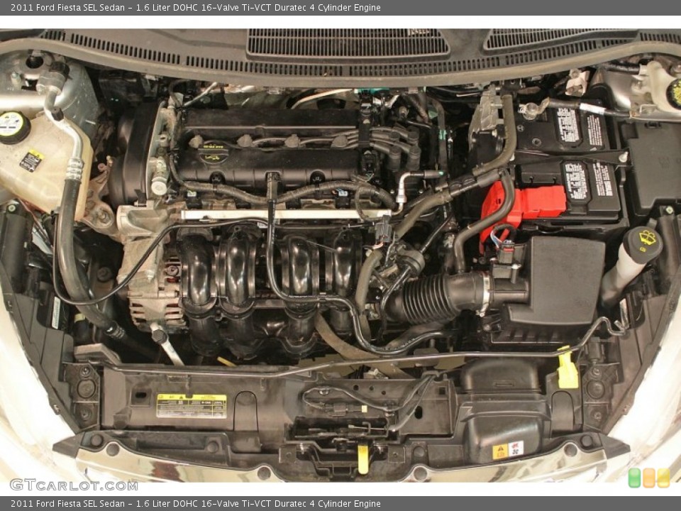1.6 Liter DOHC 16-Valve Ti-VCT Duratec 4 Cylinder Engine for the 2011 Ford Fiesta #73582976