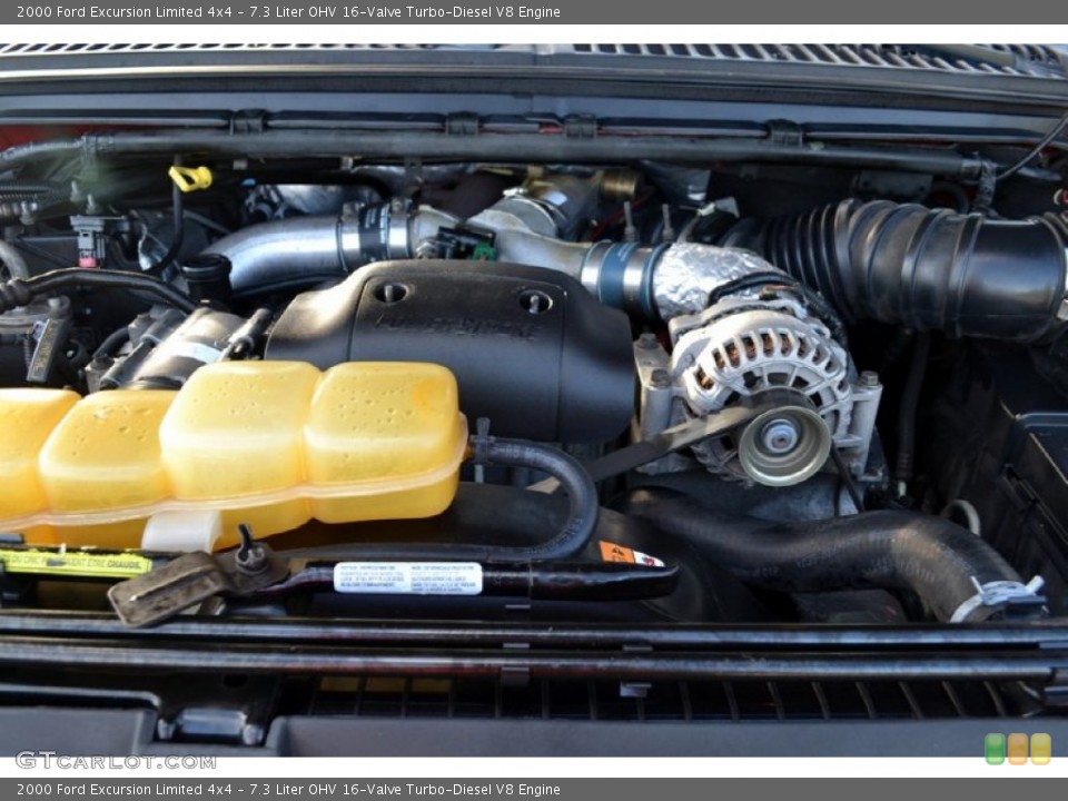 7.3 Liter OHV 16-Valve Turbo-Diesel V8 Engine for the 2000 Ford Excursion #73585868