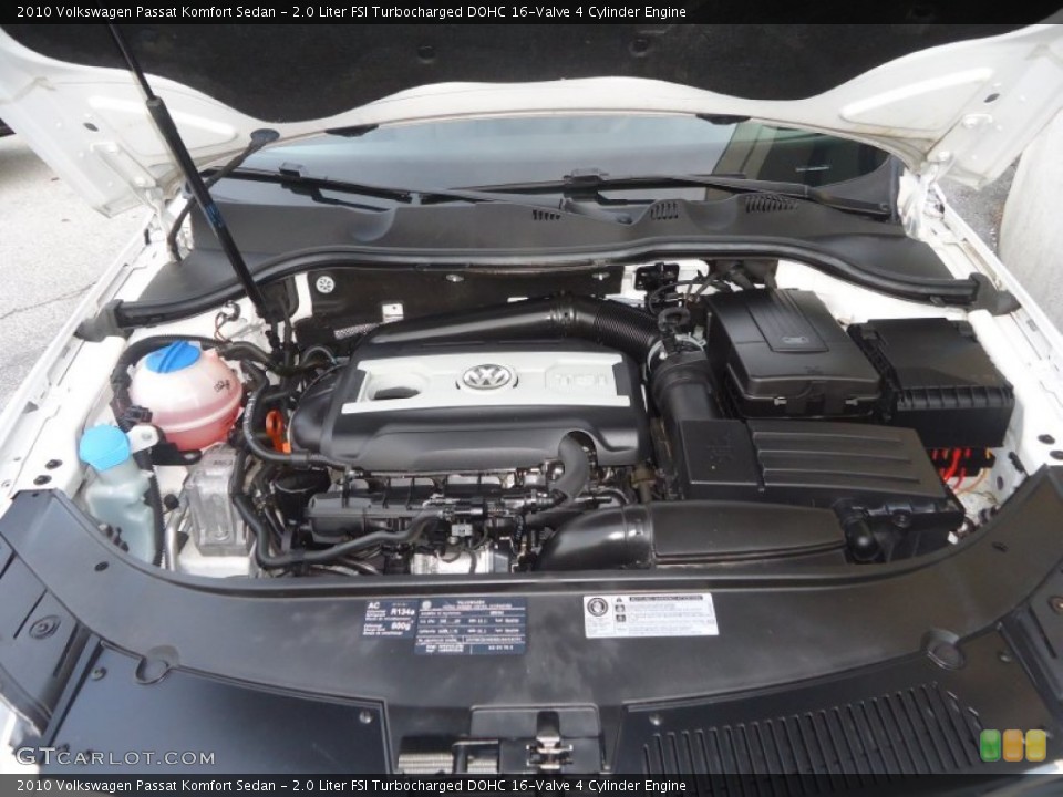 2.0 Liter FSI Turbocharged DOHC 16-Valve 4 Cylinder Engine for the 2010 Volkswagen Passat #73587317