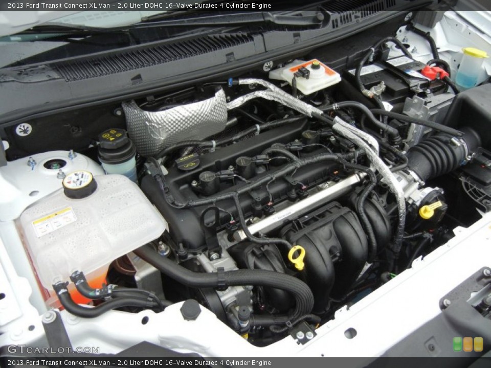 2.0 Liter DOHC 16-Valve Duratec 4 Cylinder Engine for the 2013 Ford Transit Connect #73590086