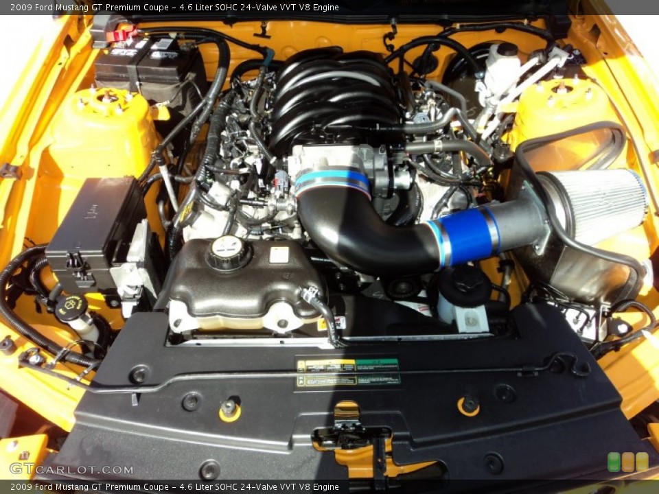 4.6 Liter SOHC 24-Valve VVT V8 Engine for the 2009 Ford Mustang #73594589
